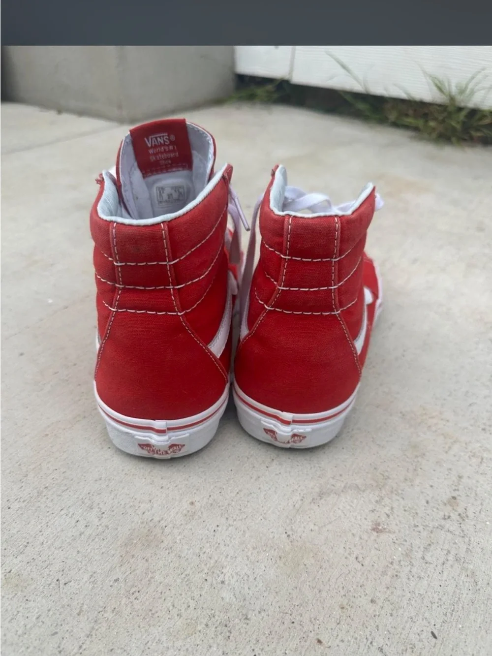Vans Sk8-Hi Red High-Top Sneakers